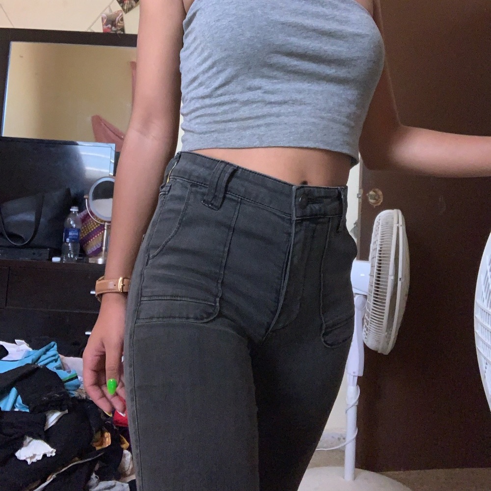 Grey Hollister Jeans🖤